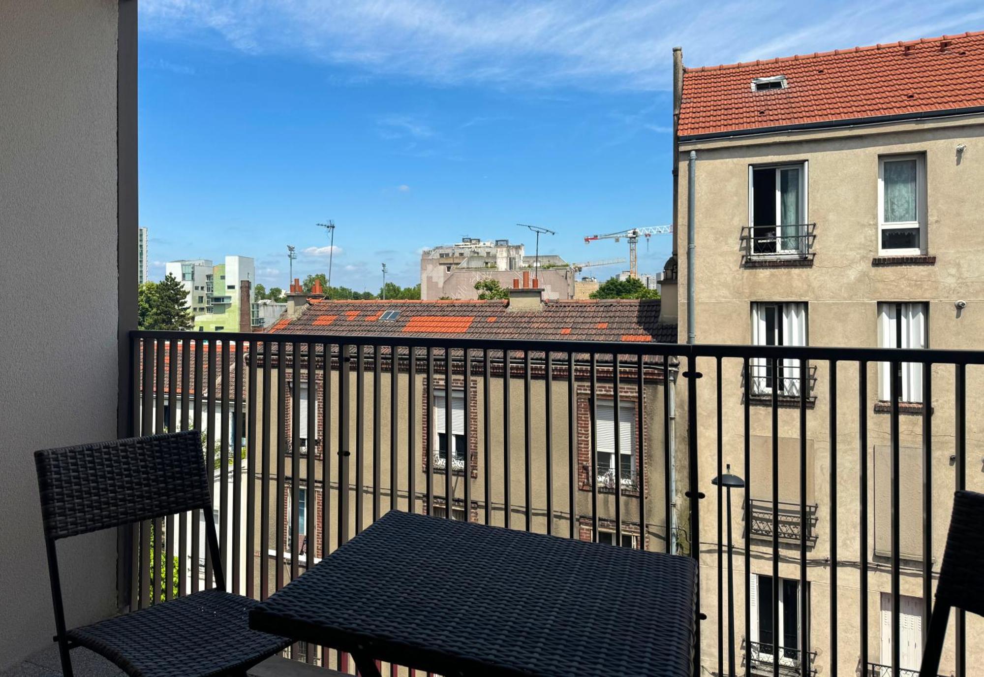 Appartement Moderne Avec Balcon Proche De Paris Ομπερβιλιέ Εξωτερικό φωτογραφία